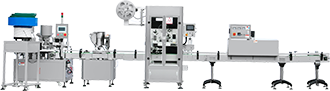 全自動液體灌裝旋蓋生產線